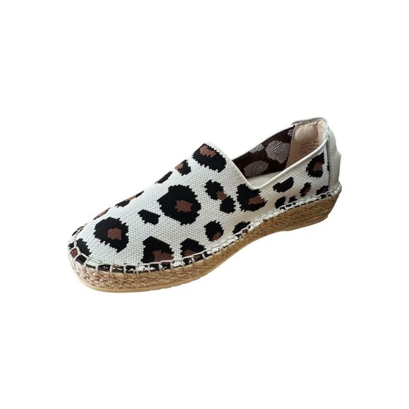 Cole Haan Cloudfeel Stitchlite Espadrille Loafer Leopard Print/Tan Wmns Sz 5.5B - Picture 5 of 11